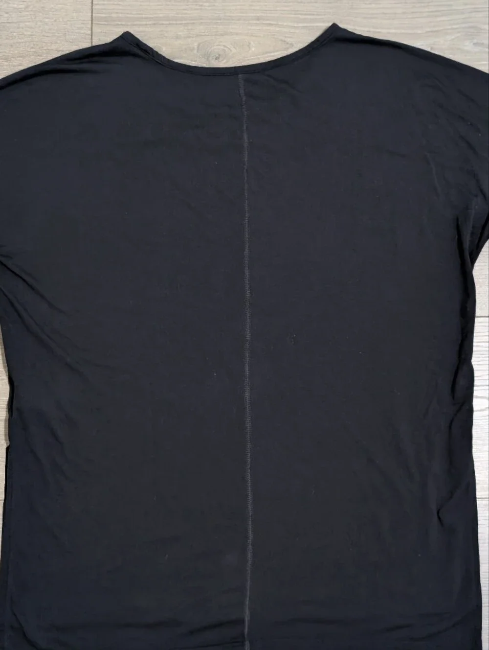 Nike Yoga Dri-FIT Short Sleeve Crew Neck Side Slit Hem Women's Black Tee MED 🖤